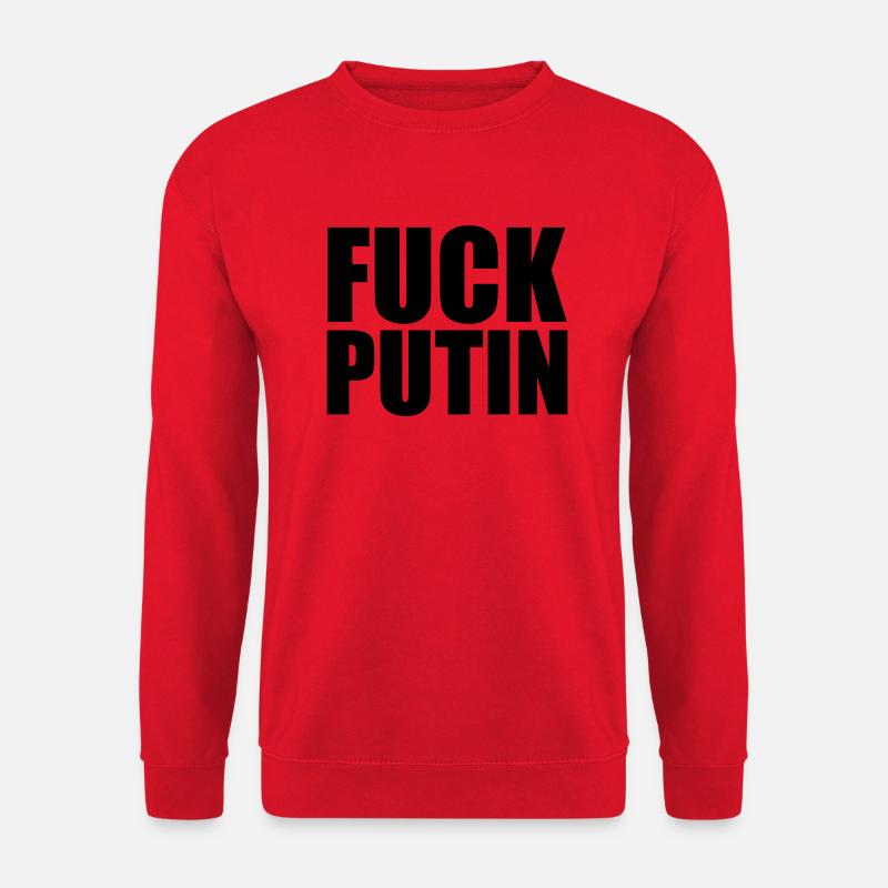 FUCK PUTIN - Unisex Pullover - Rot