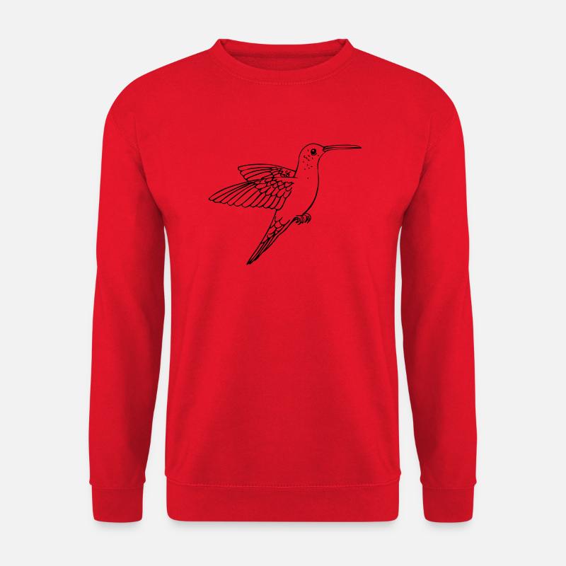 Kolibri - Unisex Pullover - Rot
