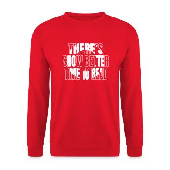 anniversaire cadeau idée drôle citation lecteurs fréquents - Sweat-shirt Unisexe - rouge - Devant - Alina (178cm) & Michal (187cm)