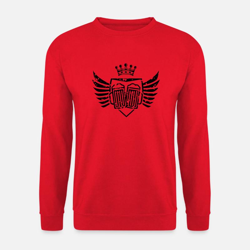 Bier Wappen - Unisex Pullover - Rot