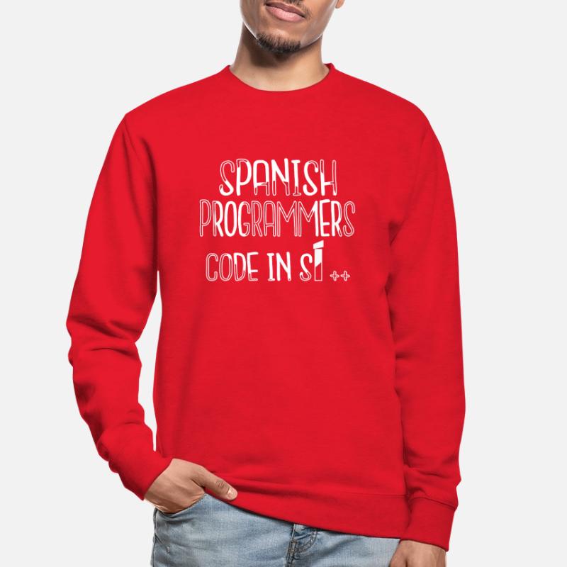 present backend developer happy computer humor Unisex Sweatshirt