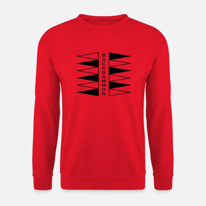 Boardgame Chess Backgammon Game Night - Unisex Sweatshirt - red