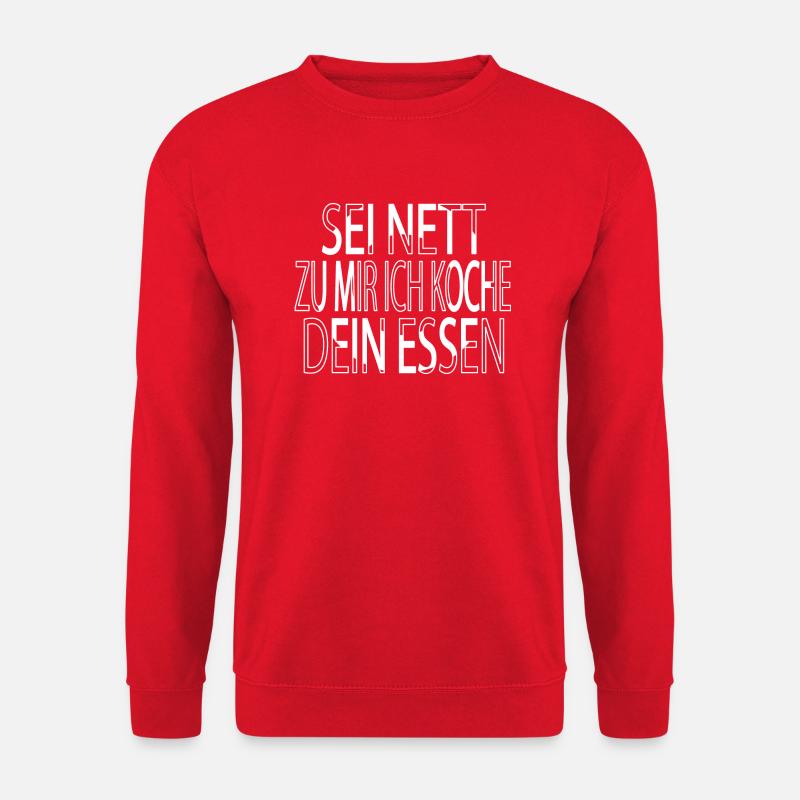 grillen geburtstagsgeschenk geek geschenkidee - Unisex Pullover - Rot