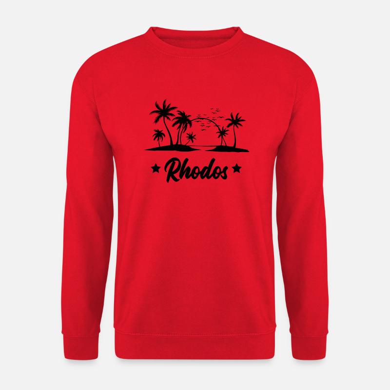 rhodos - Unisex Pullover - Rot