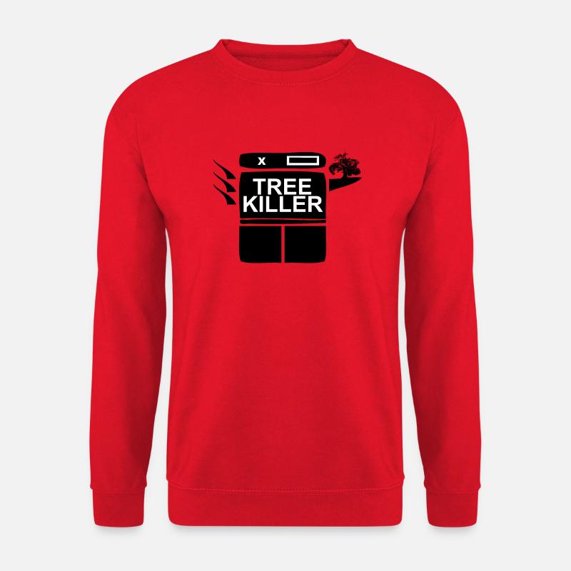 Tree Killer | Copiers kill trees - Unisex Sweatshirt - red
