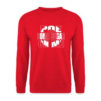 book dragon book nerd birthday book lover feminine - Unisex Pullover - Rot - Vorne - Alina (178cm) & Michal (187cm)