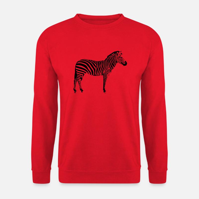 zebra 1 - Unisex Sweatshirt - red