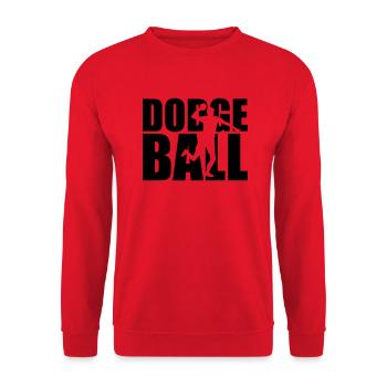 Dodgeball - Unisex Pullover - Rot - Vorne - Alina (178cm) & Michal (187cm)