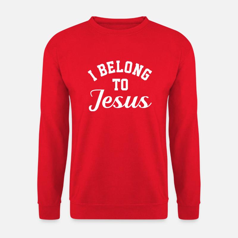 Christliche Sprüche - Unisex Pullover - Rot