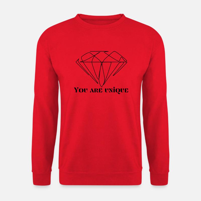 You are unique - Unisex Pullover - Rot