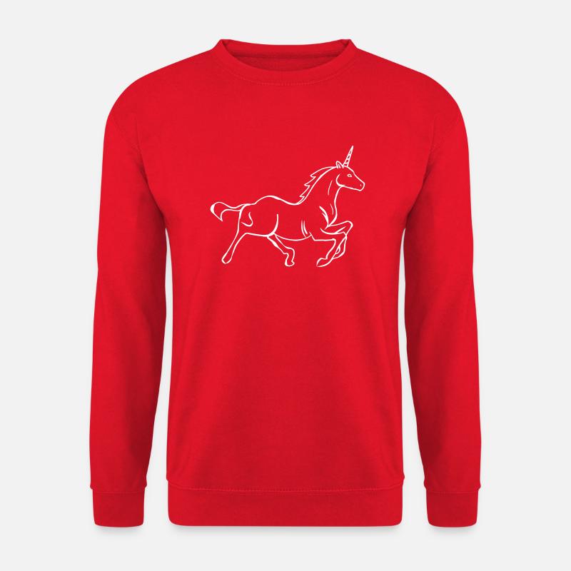 unicorn 1 - Unisex Pullover - Rot