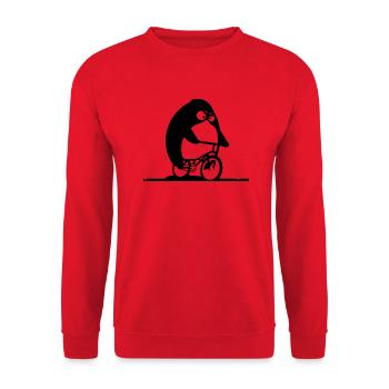 Triathlon Swim Bike Run Marathon - Unisex Pullover - Rot - Vorne - Alina (178cm) & Michal (187cm)