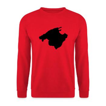 Mallorca - Unisex Pullover - Rot - Vorne - Alina (178cm) & Michal (187cm)