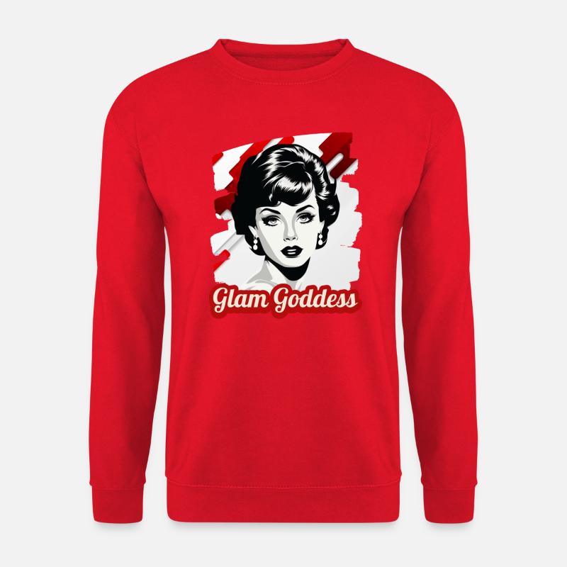 Glam Goddess - Unisex Sweatshirt - red