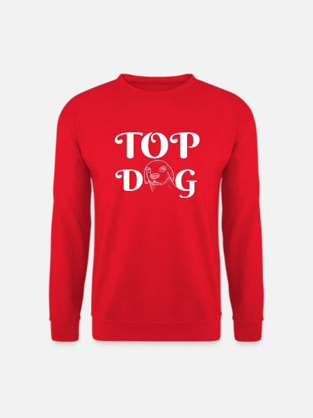 TOP DOG - Unisex Sweatshirt - red