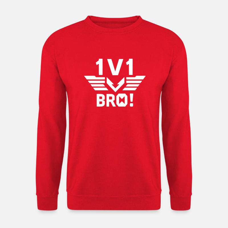 1v1 Bruder - Unisex Pullover - Rot