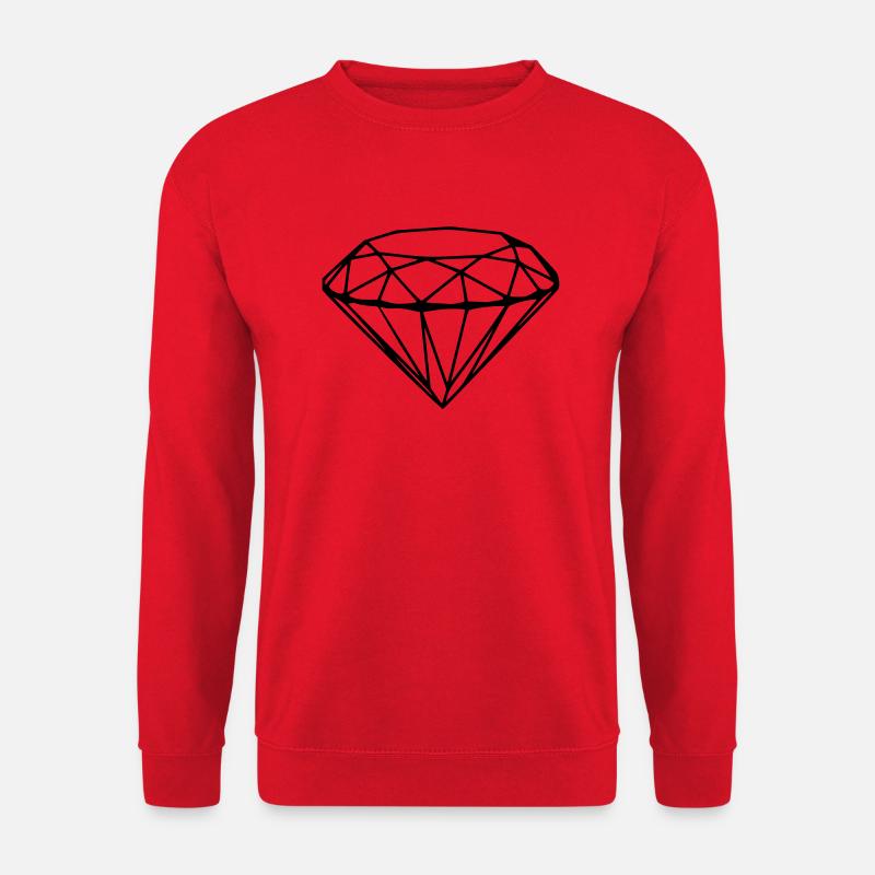 Diamant - Unisex Pullover - Rot