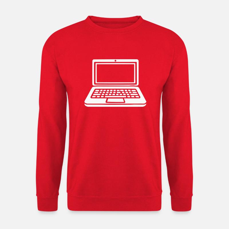 laptop - Unisex Pullover - Rot