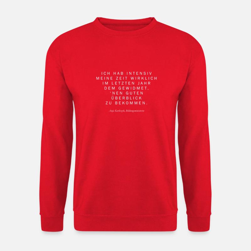 Bildungsministerin Anja Karliczek - Unisex Pullover - Rot