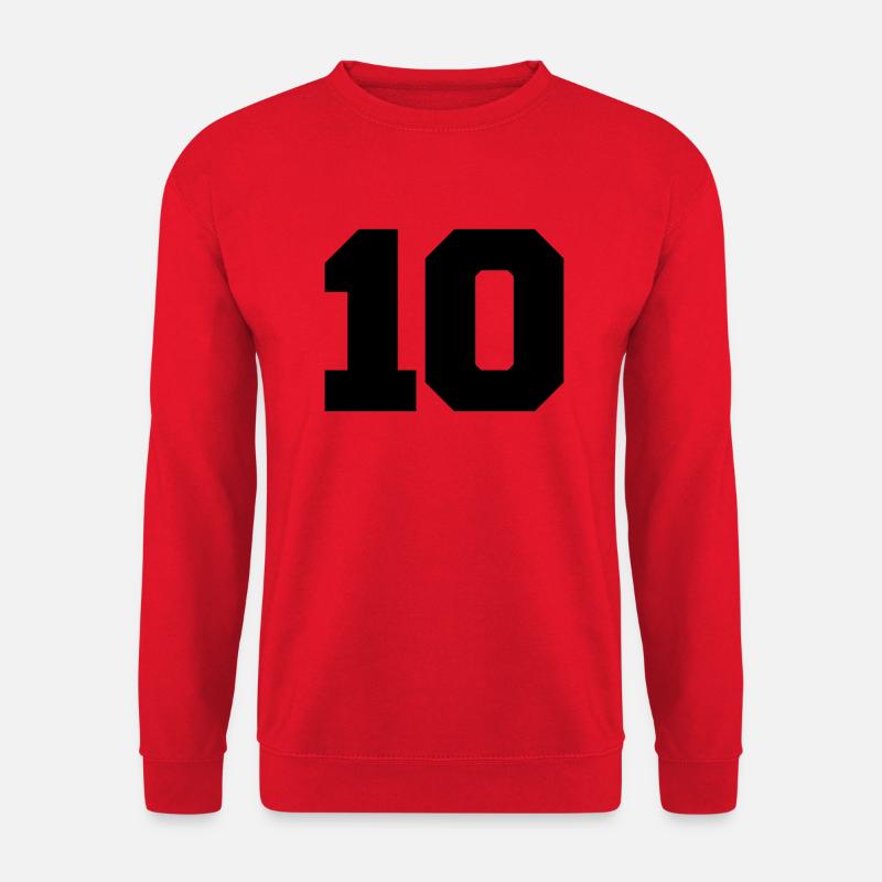 10 - Unisex Pullover - Rot