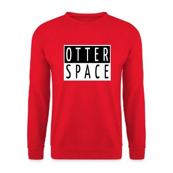 conspiracy present idea fun astrophysics present - Unisex Pullover - Rot - Vorne - Alina (178cm) & Michal (187cm)