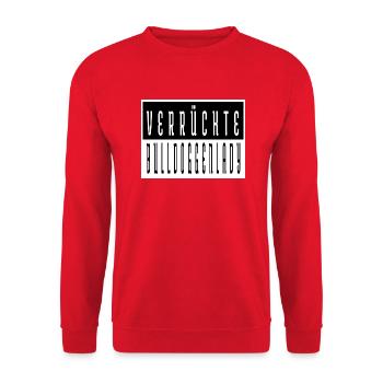 zitat doggie cool chihuahua lieben hundefreund - Unisex Pullover - Rot - Vorne - Alina (178cm) & Michal (187cm)