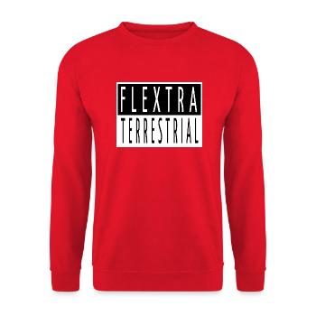 cartoon cat persian cat humor valentines day - Unisex Pullover - Rot - Vorne - Alina (178cm) & Michal (187cm)