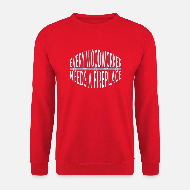 construction carpenter statement - Unisex Sweatshirt - red