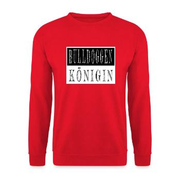 pfote spruch hundeliebhaber lieben bachhund tier - Unisex Pullover - Rot - Vorne - Alina (178cm) & Michal (187cm)