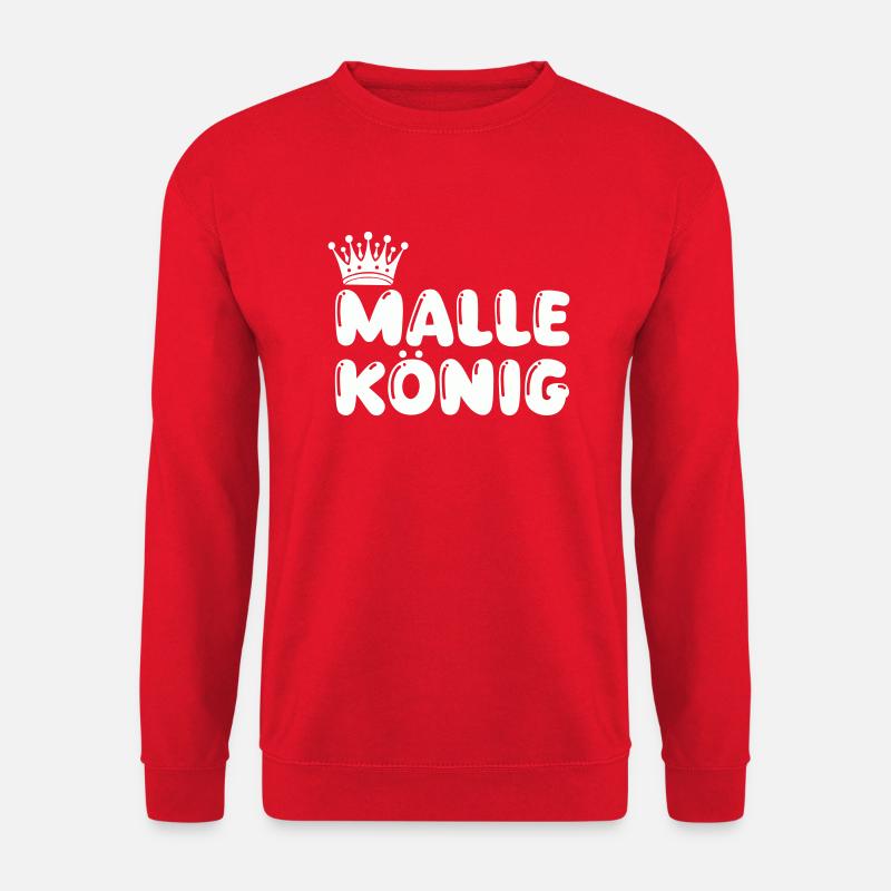 Malle König - Unisex Sweatshirt - red