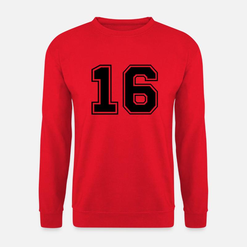 sechszehn - Unisex Pullover - Rot