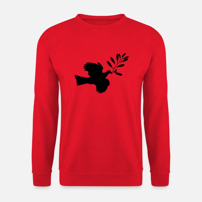 Peace Dove - Unisex Pullover - Rot