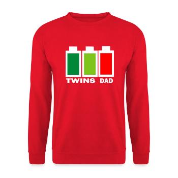 Grossesse Baby shower Babyshower Boy Girl - Sweat-shirt Unisexe - rouge - Devant - Alina (178cm) & Michal (187cm)