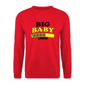 Chargement de gros bébé - Sweat-shirt Unisexe - rouge - Devant - Alina (178cm) & Michal (187cm)