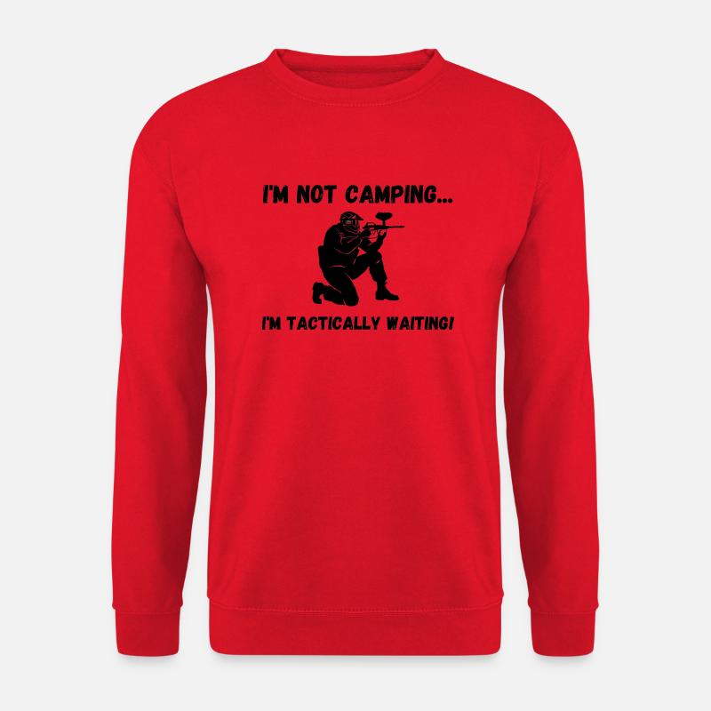 I'm Not Camping... - Unisex Pullover - Rot