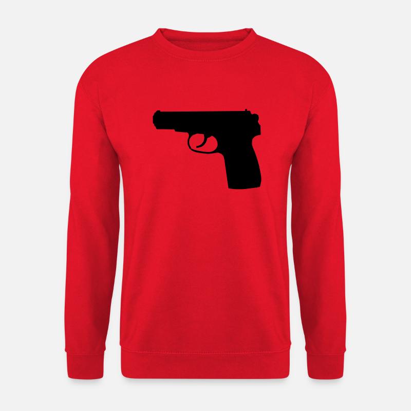 Gun - Unisex Sweatshirt - red