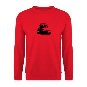 Forever Sacré numéro - Sweat-shirt Unisexe - rouge - Devant - Alina (178cm) & Michal (187cm)