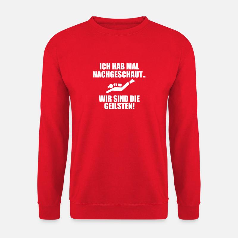 Wir sind die Geilsten - Unisex Pullover - Rot