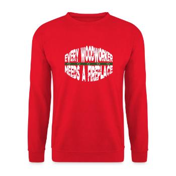 blague sabrina charpentier tshirts - Sweat-shirt Unisexe - rouge - Devant - Alina (178cm) & Michal (187cm)