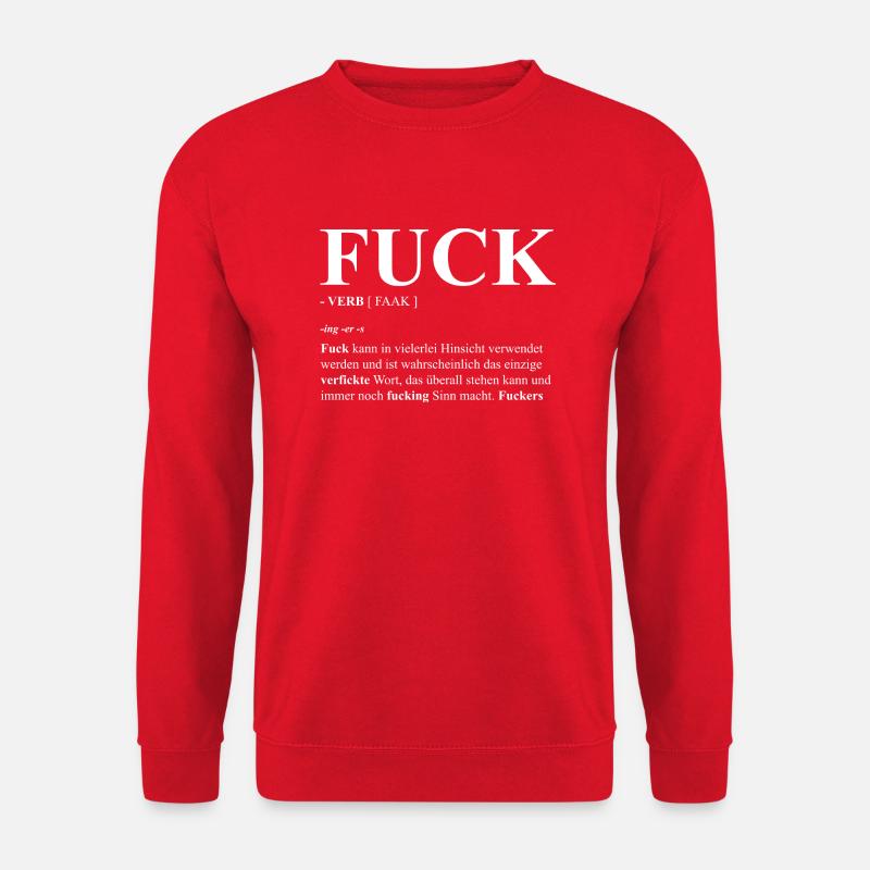 Fuck Verb - Unisex Pullover - Rot