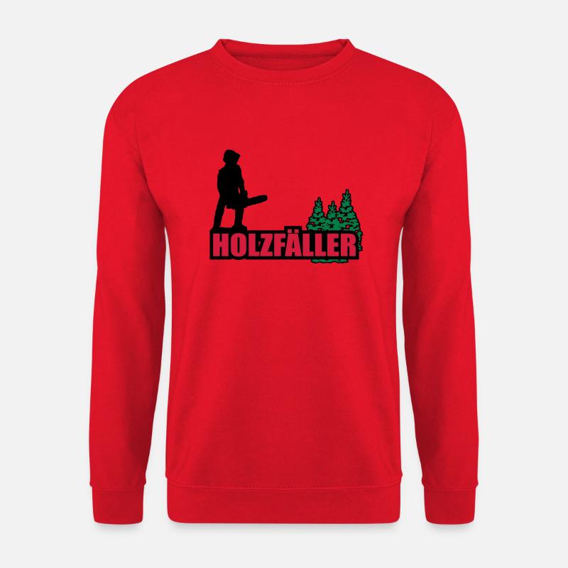 holzfäller - Unisex Pullover - Rot