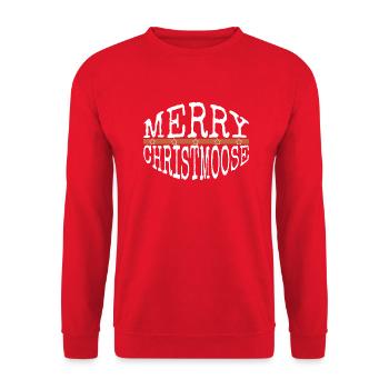 Happy Cute Beach Canadian America Funny Sayings - Unisex Sweatshirt - red - Front - Alina (178cm) & Michal (187cm)
