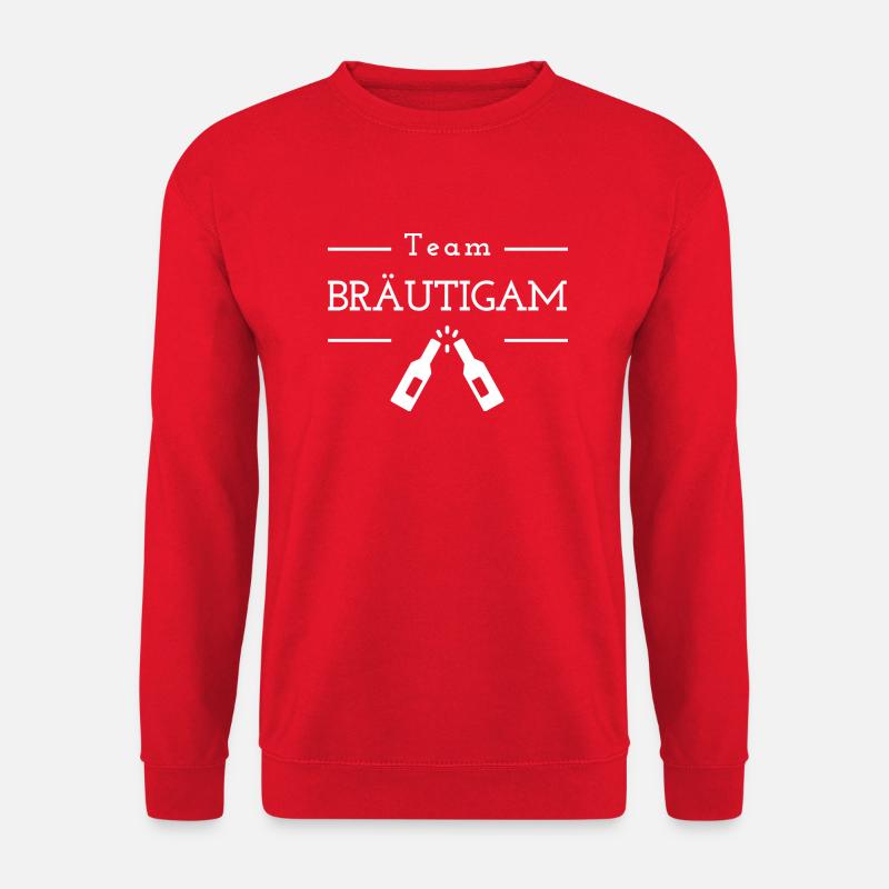 Team Bräutigam - Unisex Pullover - Rot