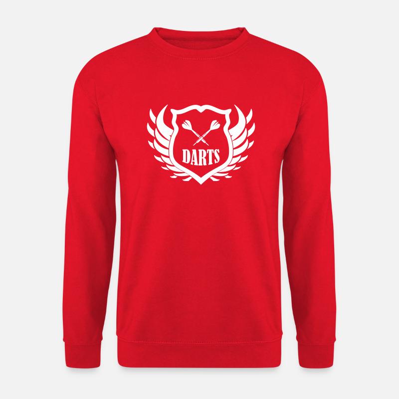 darts shield - Unisex Pullover - Rot