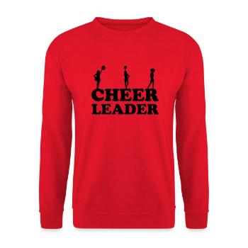 Cheerleader - Unisex Pullover - Rot - Vorne - Alina (178cm) & Michal (187cm)