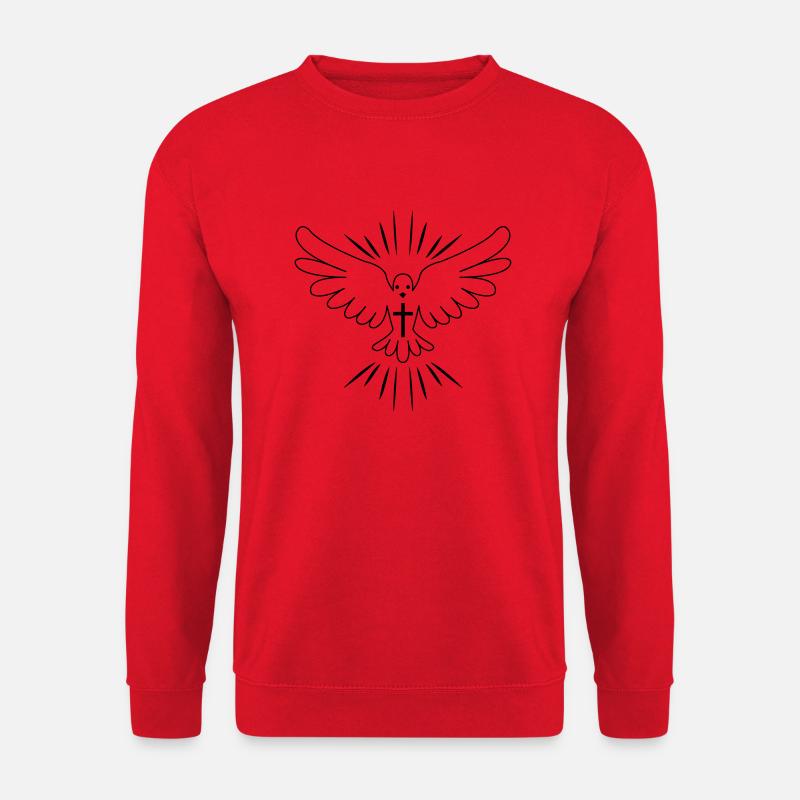 holy_ghost_001 - Unisex Pullover - Rot