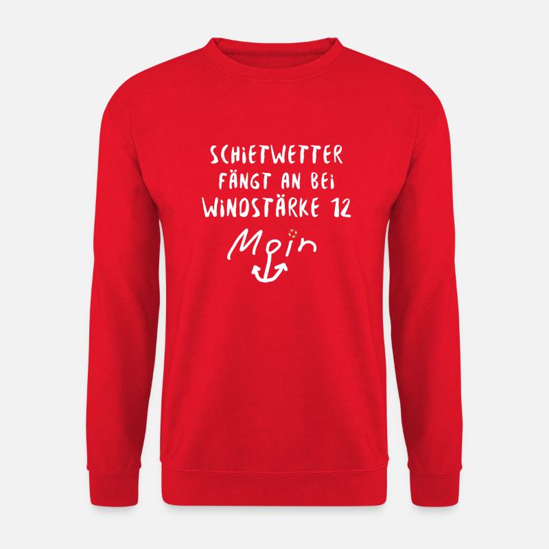 Schietwetter Moin - Unisex Pullover - Rot