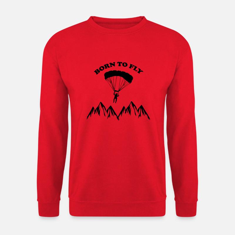 Paragliding - Unisex Pullover - Rot