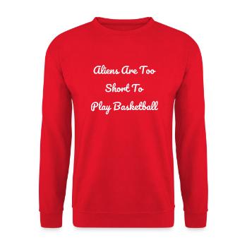 3point memes aba basketball america sports - Unisex Sweatshirt - red - Front - Alina (178cm) & Michal (187cm)
