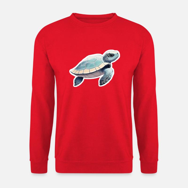 Schildkröte - Unisex Pullover - Rot